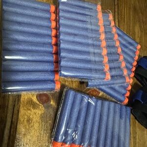 Nerf Foam Dart‎ Pack - Blue and Orange